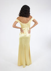 Sasha - amarillo - Cindel vestidos maxi, midi, mini, para toda ocasion, largos, de fiesta, de boda