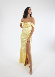 Sasha - amarillo - Cindel vestidos maxi, midi, mini, para toda ocasion, largos, de fiesta, de boda