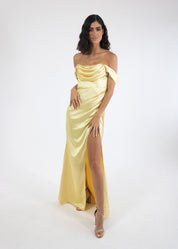 Sasha - amarillo - Cindel vestidos maxi, midi, mini, para toda ocasion, largos, de fiesta, de boda