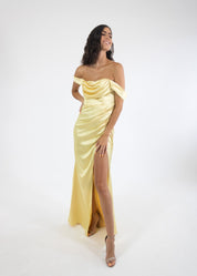 Sasha - amarillo - Cindel vestidos maxi, midi, mini, para toda ocasion, largos, de fiesta, de boda