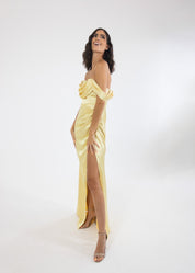 Sasha - amarillo - Cindel vestidos maxi, midi, mini, para toda ocasion, largos, de fiesta, de boda