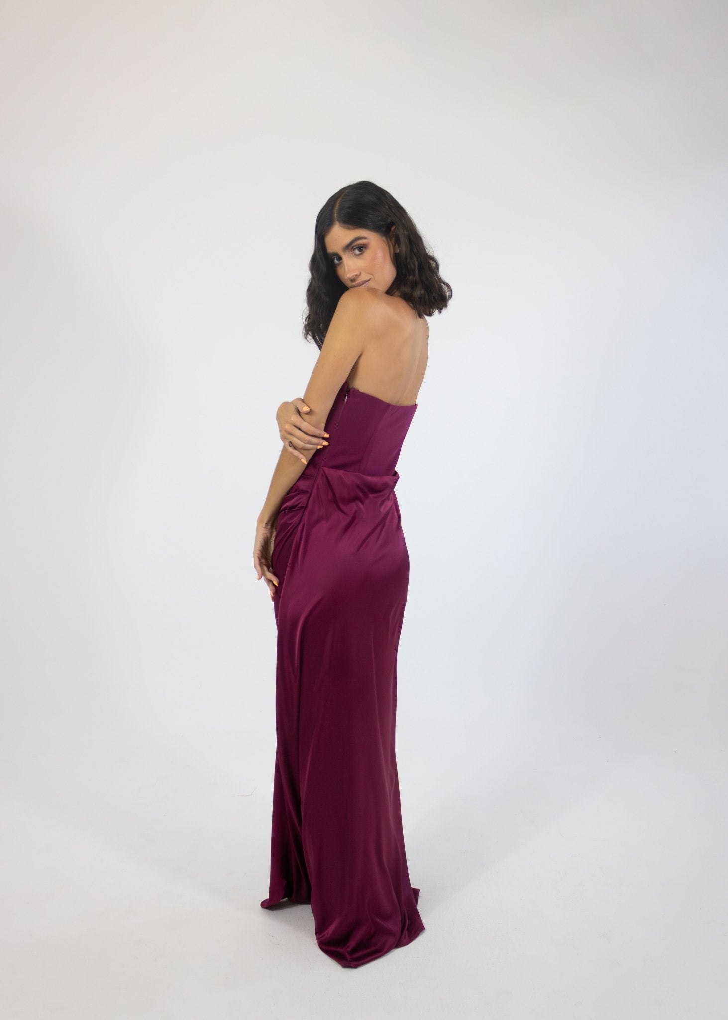 Sisi - rojo - Cindel vestidos maxi, midi, mini, para toda ocasion, largos, de fiesta, de boda