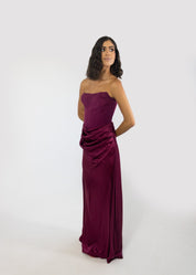 Sisi - rojo - Cindel vestidos maxi, midi, mini, para toda ocasion, largos, de fiesta, de boda