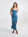 Tabata - azul oscuro - Cindel vestidos maxi, midi, mini, para toda ocasion, largos, de fiesta, de boda