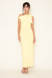 Titi - amarillo - Cindel vestidos maxi, midi, mini, para toda ocasion, largos, de fiesta, de boda