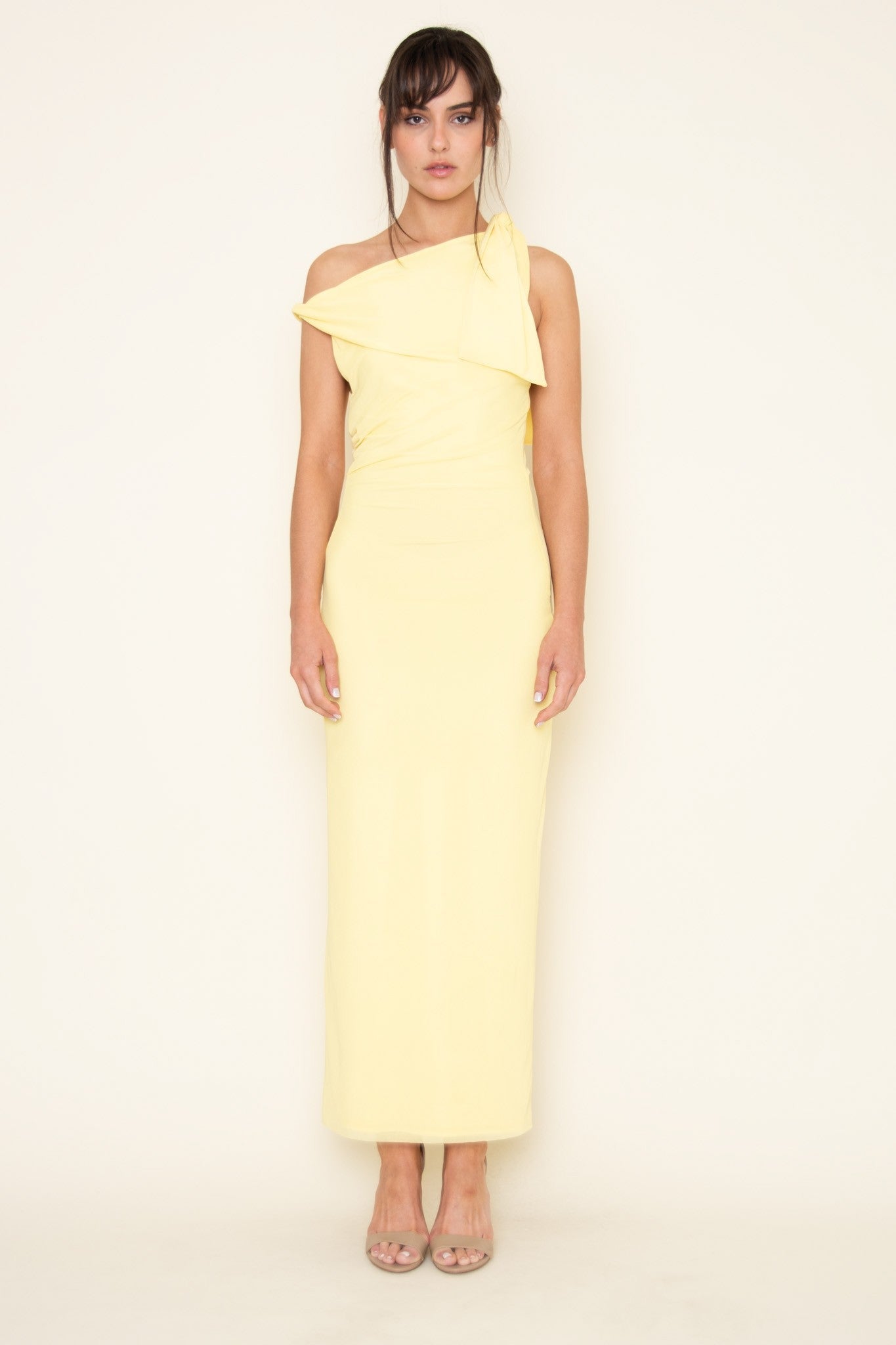 Titi - amarillo - Cindel vestidos maxi, midi, mini, para toda ocasion, largos, de fiesta, de boda