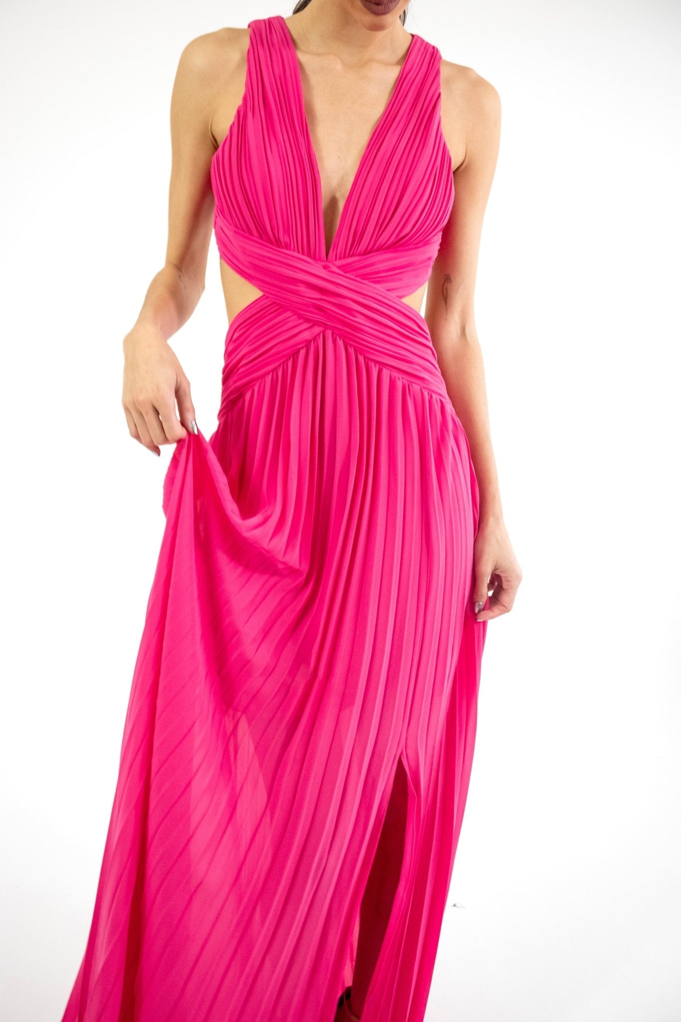 Velma - rosa - Cindel vestidos maxi, midi, mini, para toda ocasion, largos, de fiesta, de boda