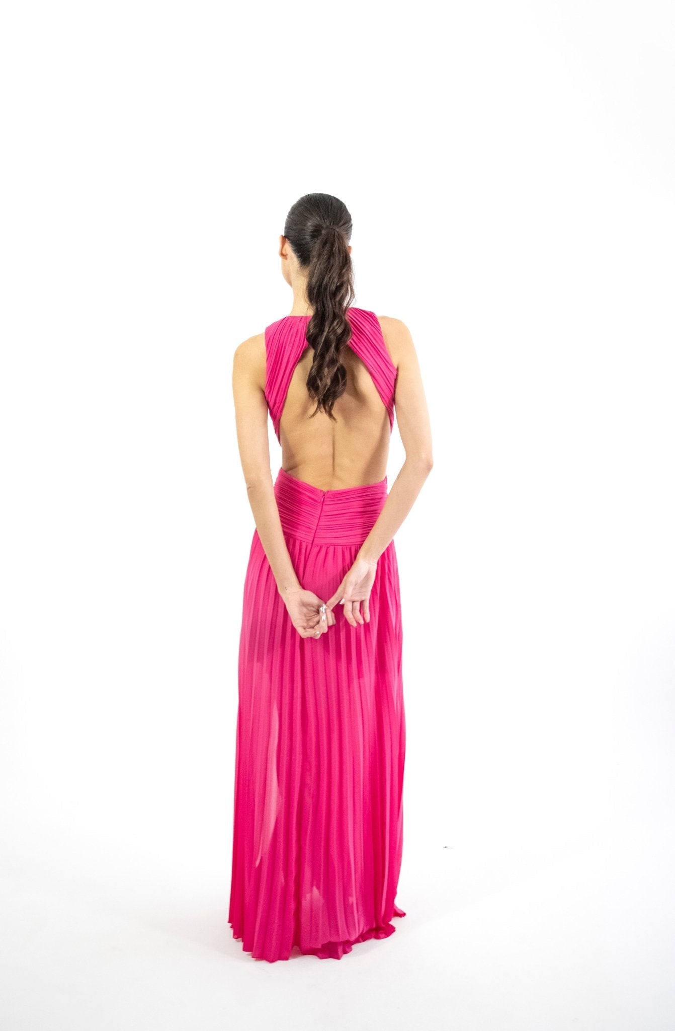 Velma - rosa - Cindel vestidos maxi, midi, mini, para toda ocasion, largos, de fiesta, de boda