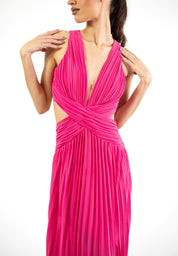 Velma - rosa - Cindel vestidos maxi, midi, mini, para toda ocasion, largos, de fiesta, de boda