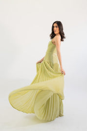 Veronica - verde - Cindel vestidos maxi, midi, mini, para toda ocasion, largos, de fiesta, de boda