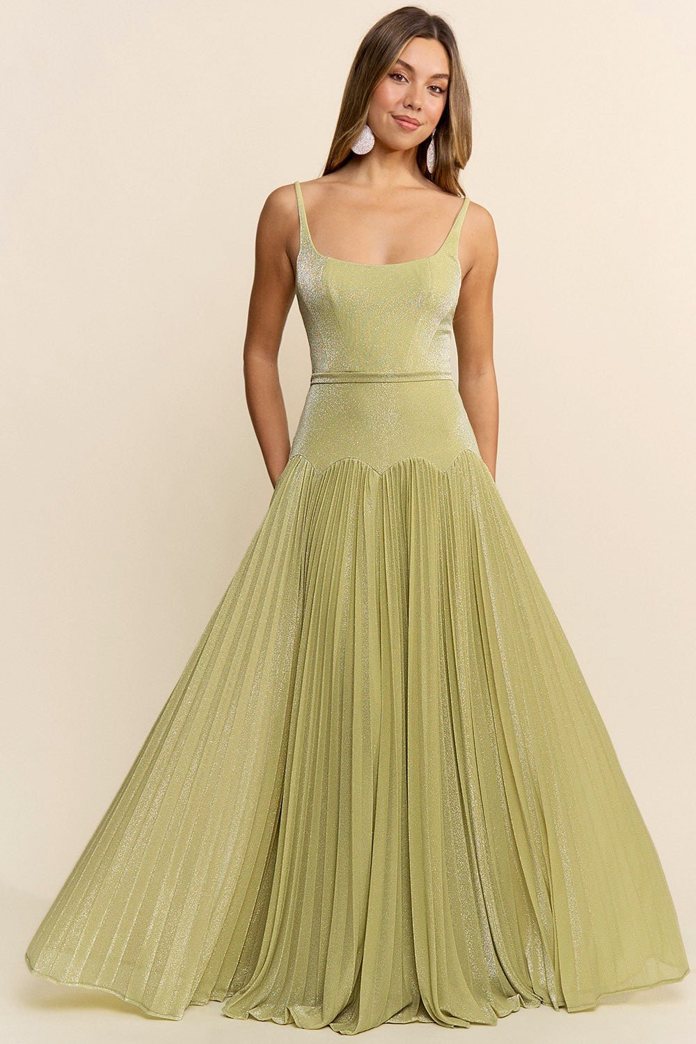 Veronica - verde - Cindel vestidos maxi, midi, mini, para toda ocasion, largos, de fiesta, de boda