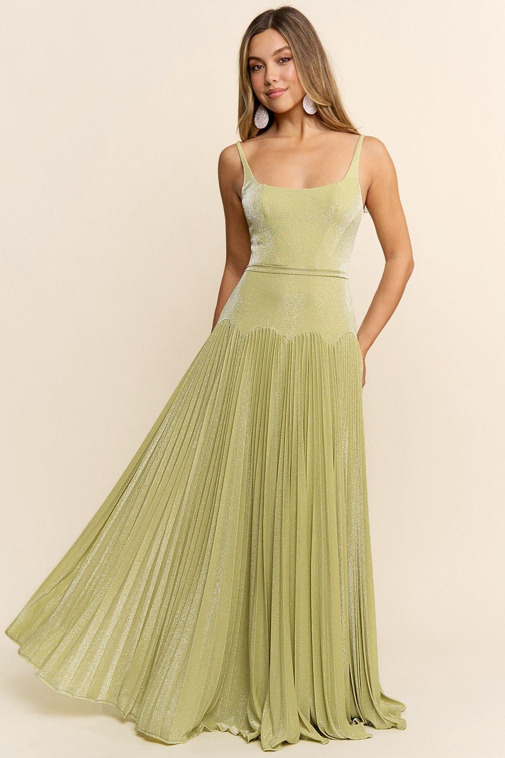 Veronica - verde - Cindel vestidos maxi, midi, mini, para toda ocasion, largos, de fiesta, de boda