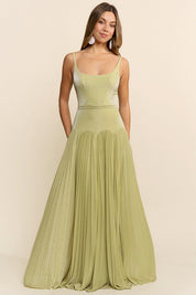 Veronica - verde - Cindel vestidos maxi, midi, mini, para toda ocasion, largos, de fiesta, de boda