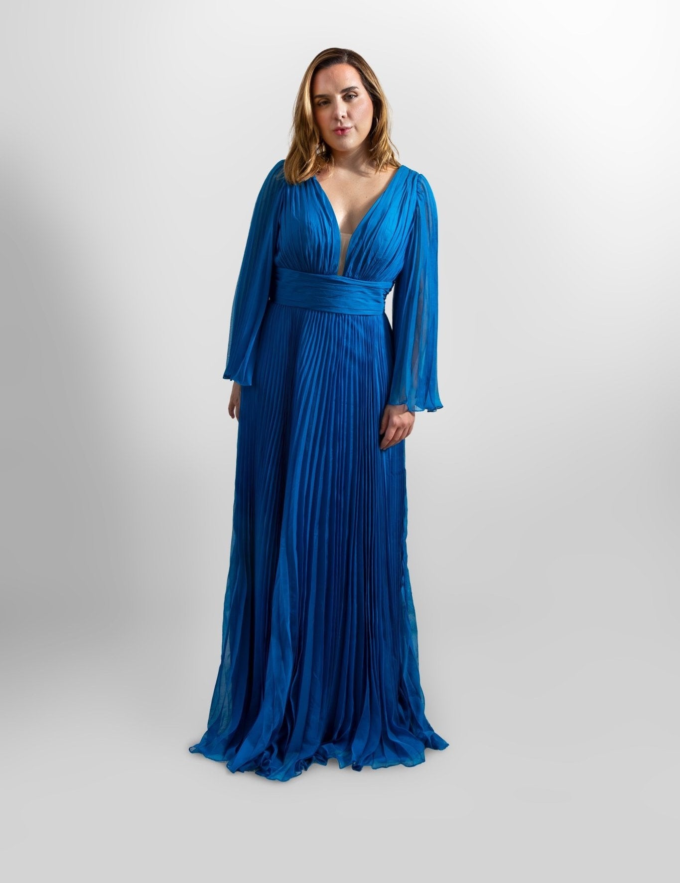 Anika - azul - Cindel vestidos maxi, midi, mini, para toda ocasion, largos, de fiesta, de boda