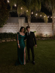 Arita - verde esmeralda - Cindel vestidos maxi, midi, mini, para toda ocasion, largos, de fiesta, de boda