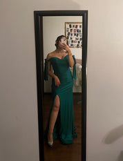 Arita - verde esmeralda - Cindel vestidos maxi, midi, mini, para toda ocasion, largos, de fiesta, de boda