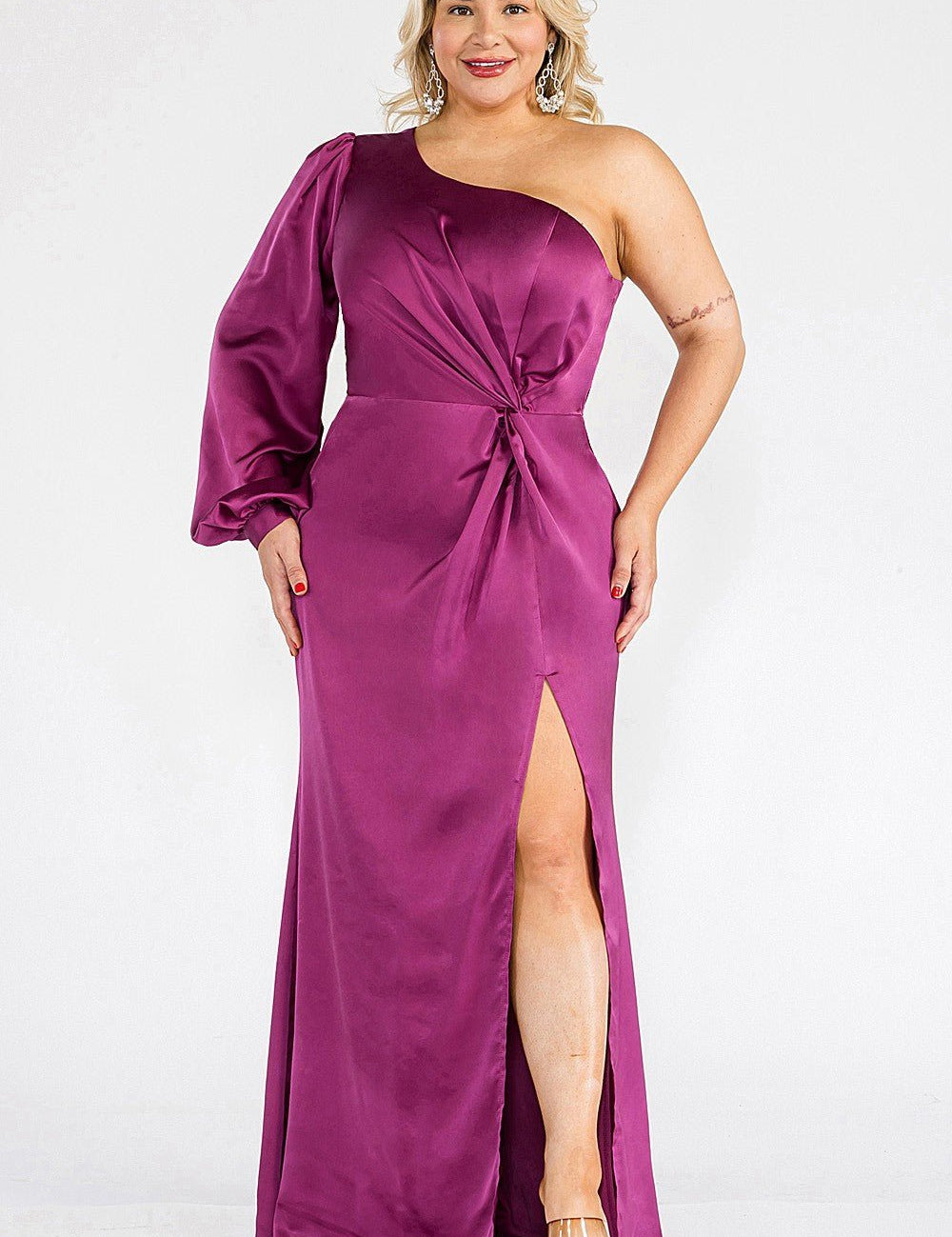 Aurora - morado - Cindel vestidos maxi, midi, mini, para toda ocasion, largos, de fiesta, de boda