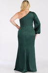 Aurora - verde esmeralda - Cindel vestidos maxi, midi, mini, para toda ocasion, largos, de fiesta, de boda