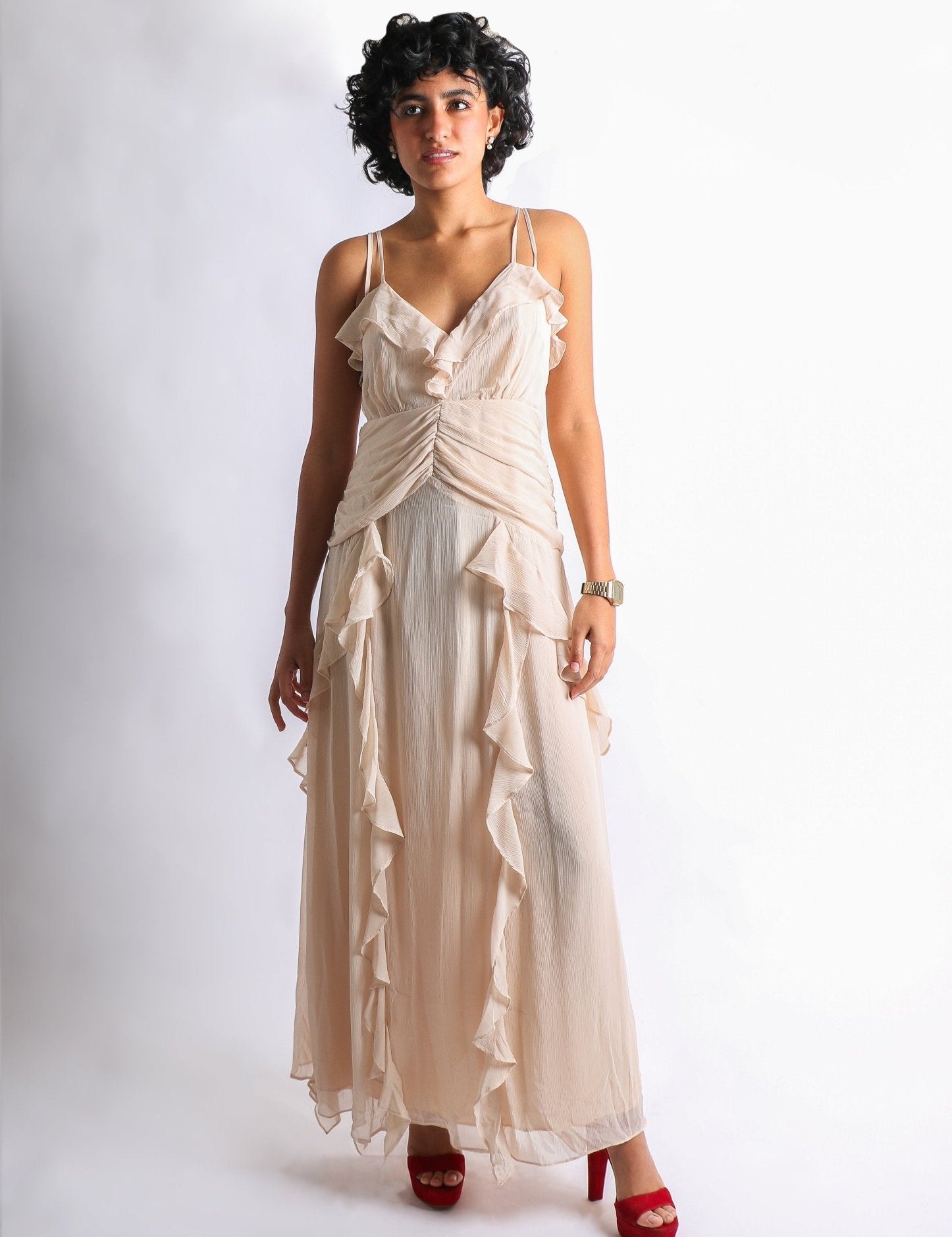 Berenice - blanco - Cindel vestidos maxi, midi, mini, para toda ocasion, largos, de fiesta, de boda