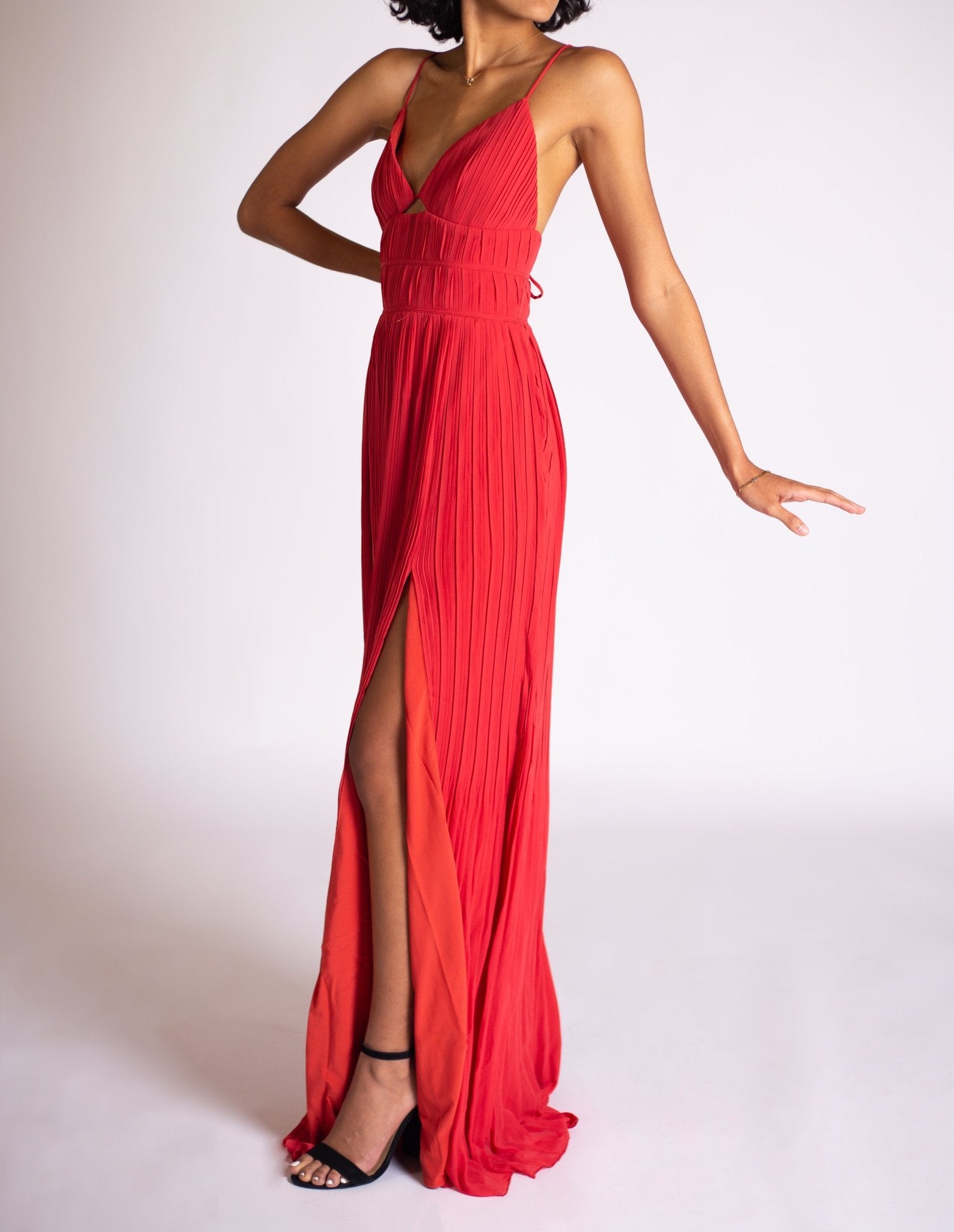 Blair - rojo - Cindel vestidos maxi, midi, mini, para toda ocasion, largos, de fiesta, de boda