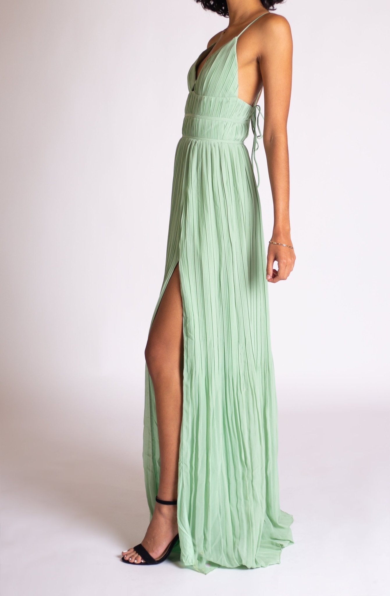 Blair - verde - Cindel vestidos maxi, midi, mini, para toda ocasion, largos, de fiesta, de boda