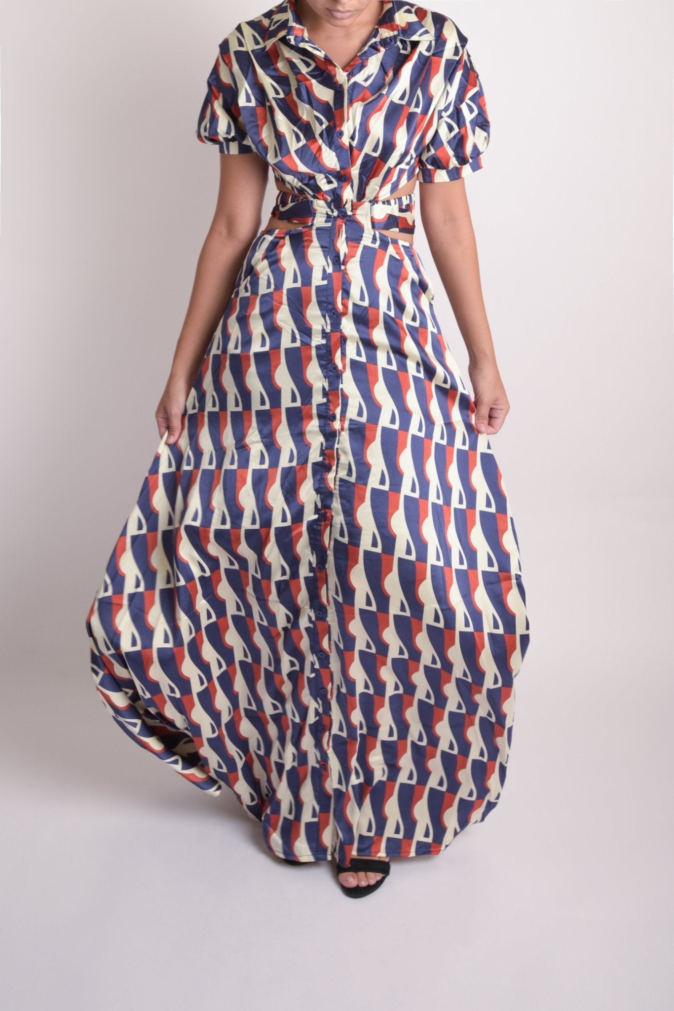 Carola - rojo - Cindel vestidos maxi, midi, mini, para toda ocasion, largos, de fiesta, de boda