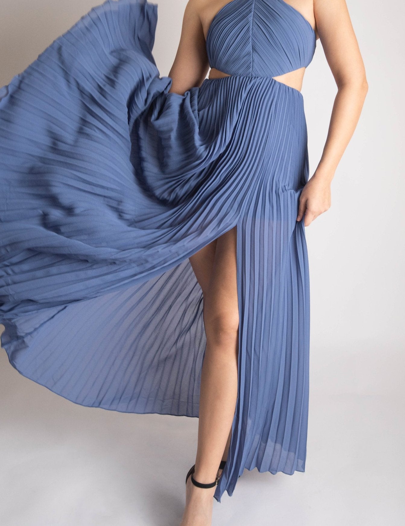 Cressida - azul - Cindel vestidos maxi, midi, mini, para toda ocasion, largos, de fiesta, de boda