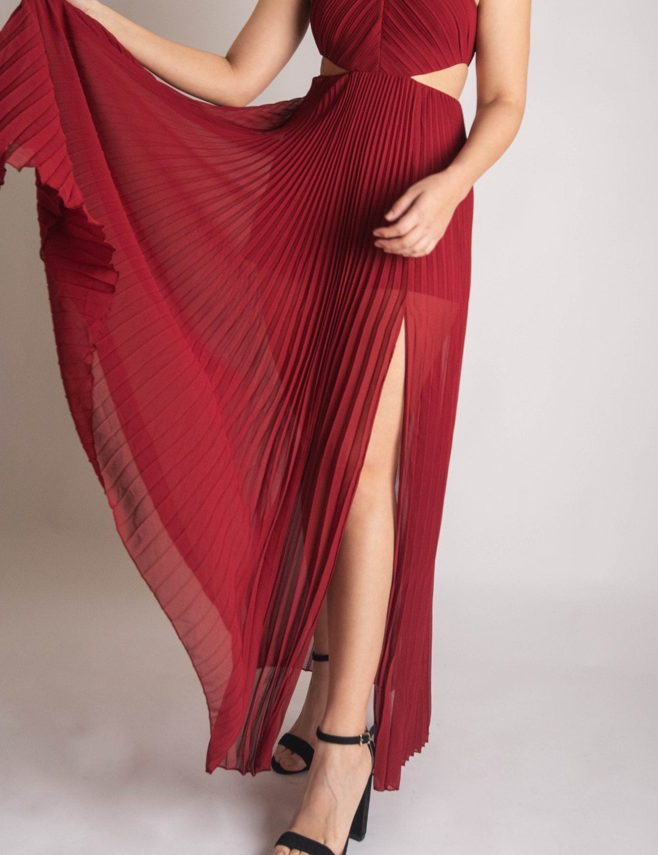 Cressida - rojo - Cindel vestidos maxi, midi, mini, para toda ocasion, largos, de fiesta, de boda