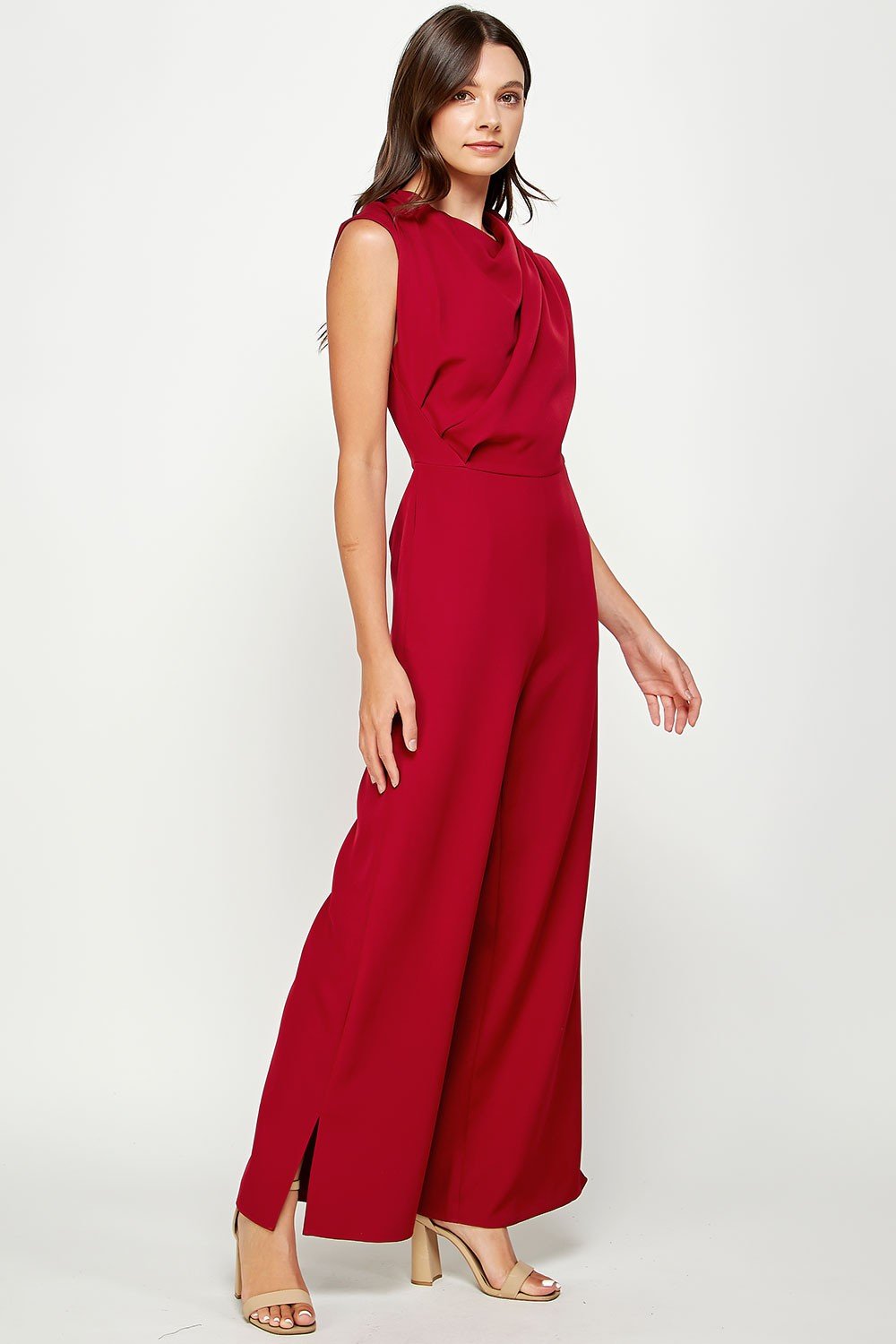 Ela - rojo - Cindel vestidos maxi, midi, mini, para toda ocasion, largos, de fiesta, de boda