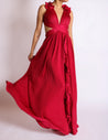 Emory - rojo - Cindel vestidos maxi, midi, mini, para toda ocasion, largos, de fiesta, de boda