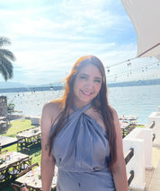 Erin - azul grisaceo - Cindel vestidos maxi, midi, mini, para toda ocasion, largos, de fiesta, de boda