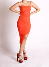Fornarina - naranja - Cindel vestidos maxi, midi, mini, para toda ocasion, largos, de fiesta, de boda