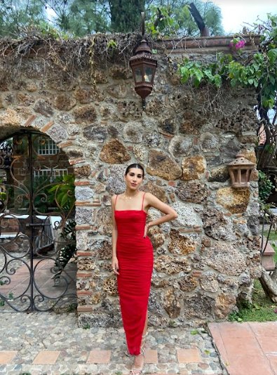 Fornarina - rojo - Cindel vestidos maxi, midi, mini, para toda ocasion, largos, de fiesta, de boda
