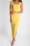 Jolene - amarillo - Cindel vestidos maxi, midi, mini, para toda ocasion, largos, de fiesta, de boda