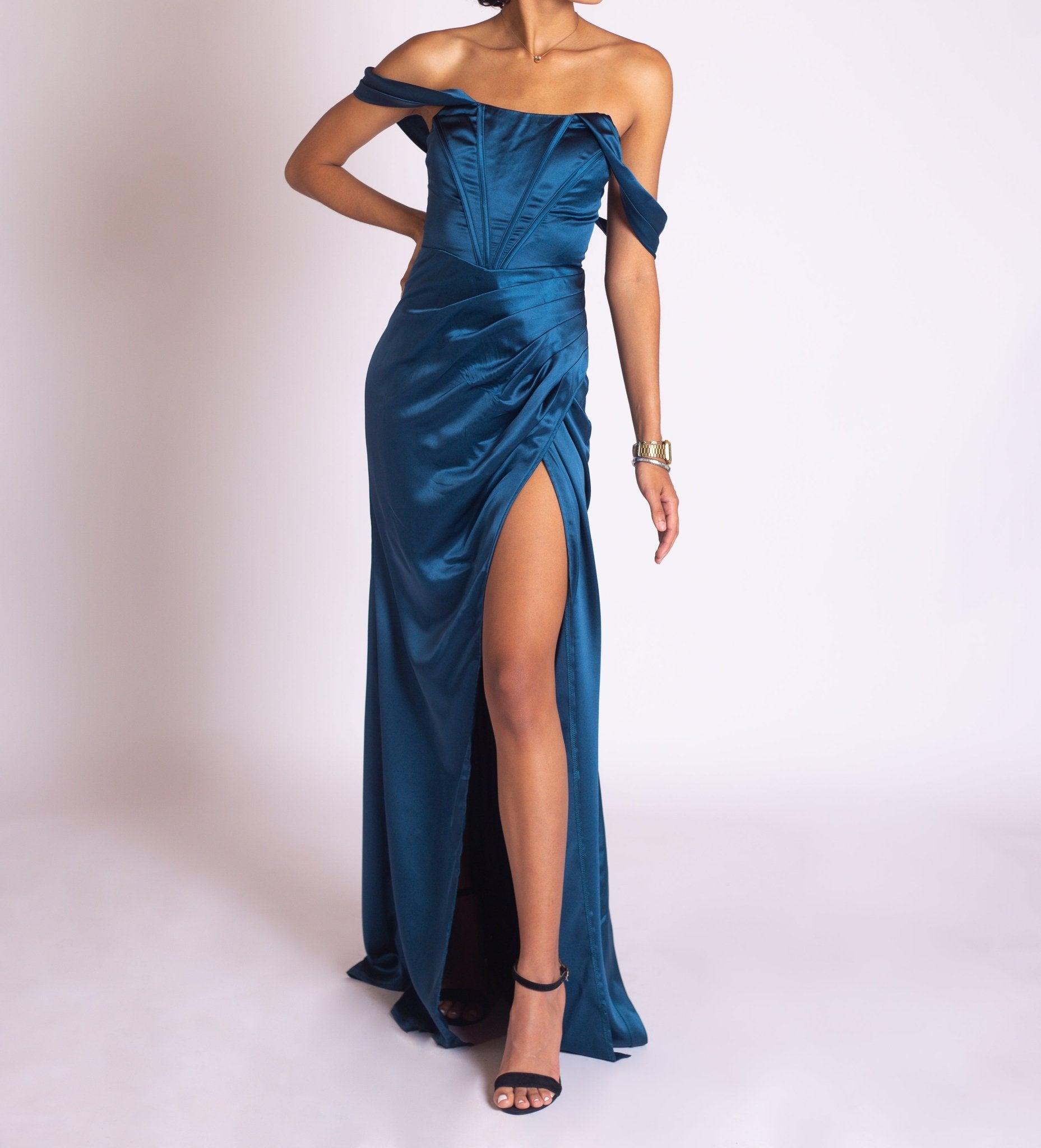 Laiah - azul - Cindel vestidos maxi, midi, mini, para toda ocasion, largos, de fiesta, de boda