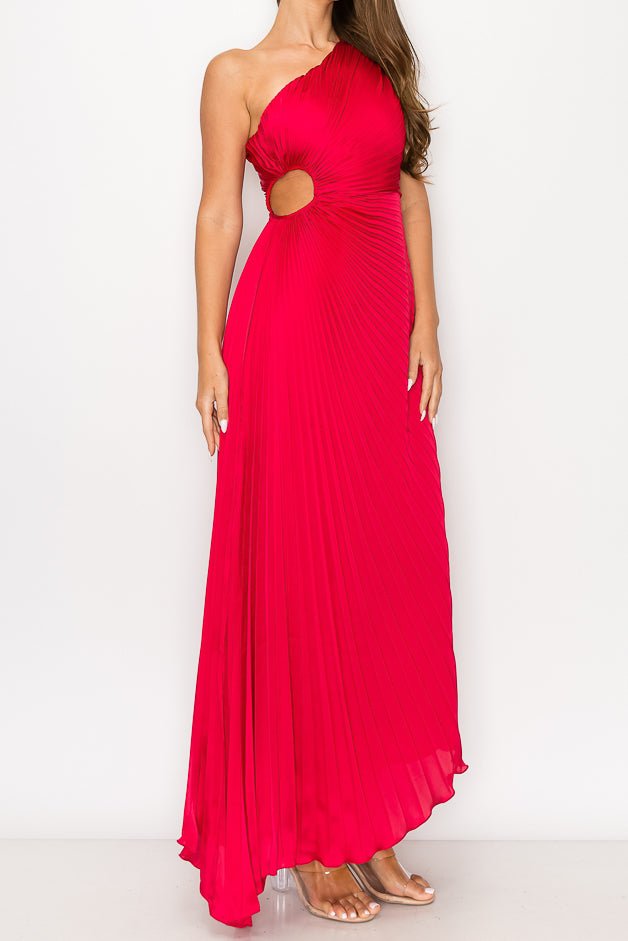 Leia - rojo - Cindel vestidos maxi, midi, mini, para toda ocasion, largos, de fiesta, de boda