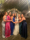 Mabela - azul - Cindel vestidos maxi, midi, mini, para toda ocasion, largos, de fiesta, de boda