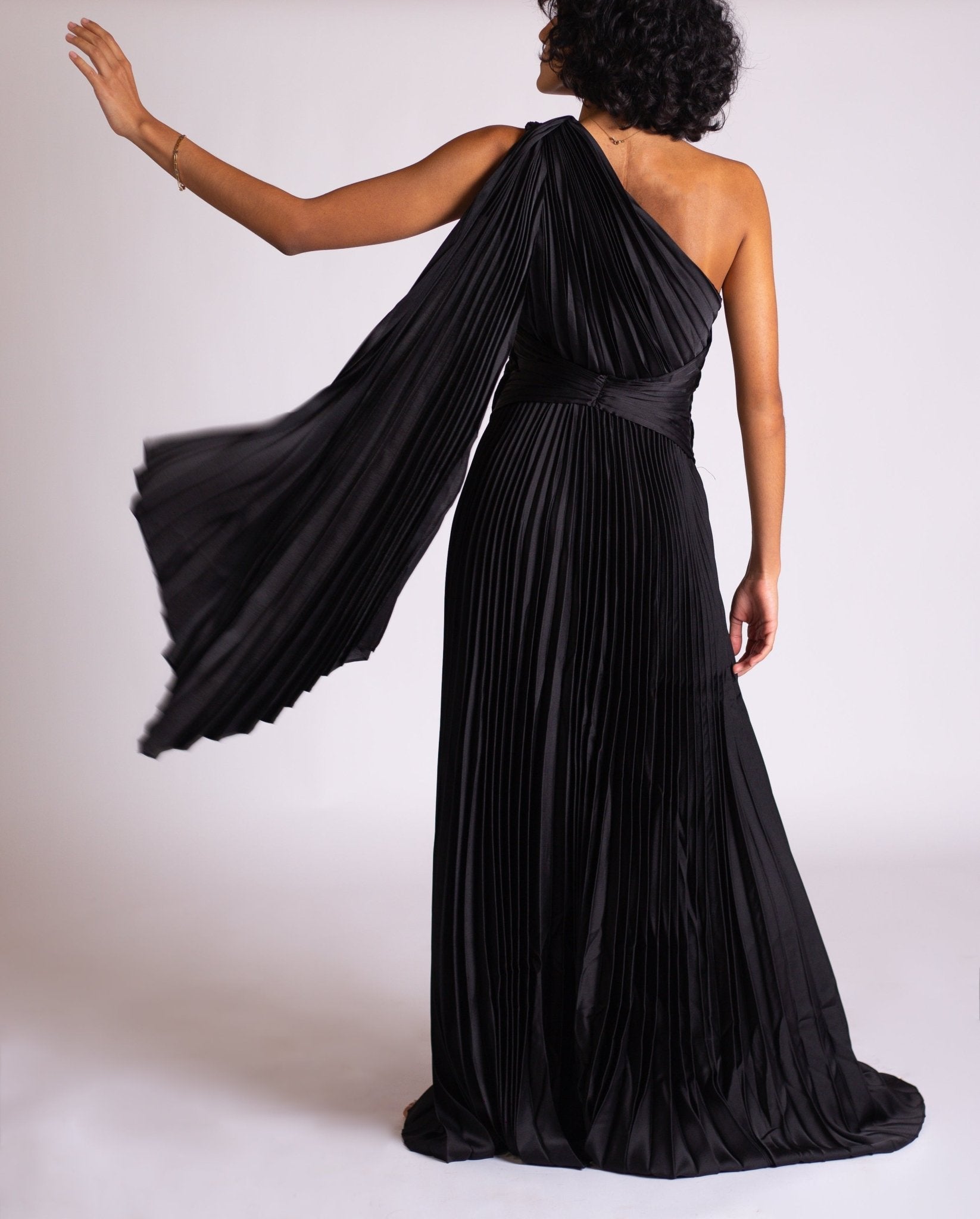 Mabela - negro - Cindel vestidos maxi, midi, mini, para toda ocasion, largos, de fiesta, de boda