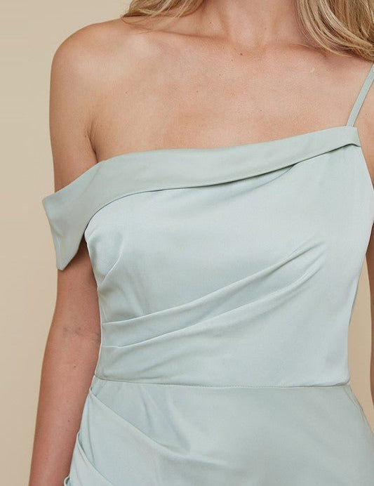 Maye - verde claro - Cindel vestidos maxi, midi, mini, para toda ocasion, largos, de fiesta, de boda