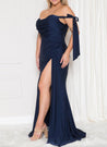 Roberta - azul - Cindel vestidos maxi, midi, mini, para toda ocasion, largos, de fiesta, de boda