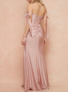 Roberta - rosa - Cindel vestidos maxi, midi, mini, para toda ocasion, largos, de fiesta, de boda