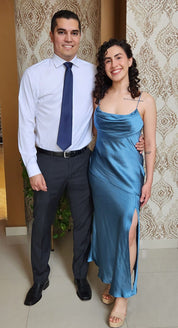 Tabata - azul oscuro - Cindel vestidos maxi, midi, mini, para toda ocasion, largos, de fiesta, de boda