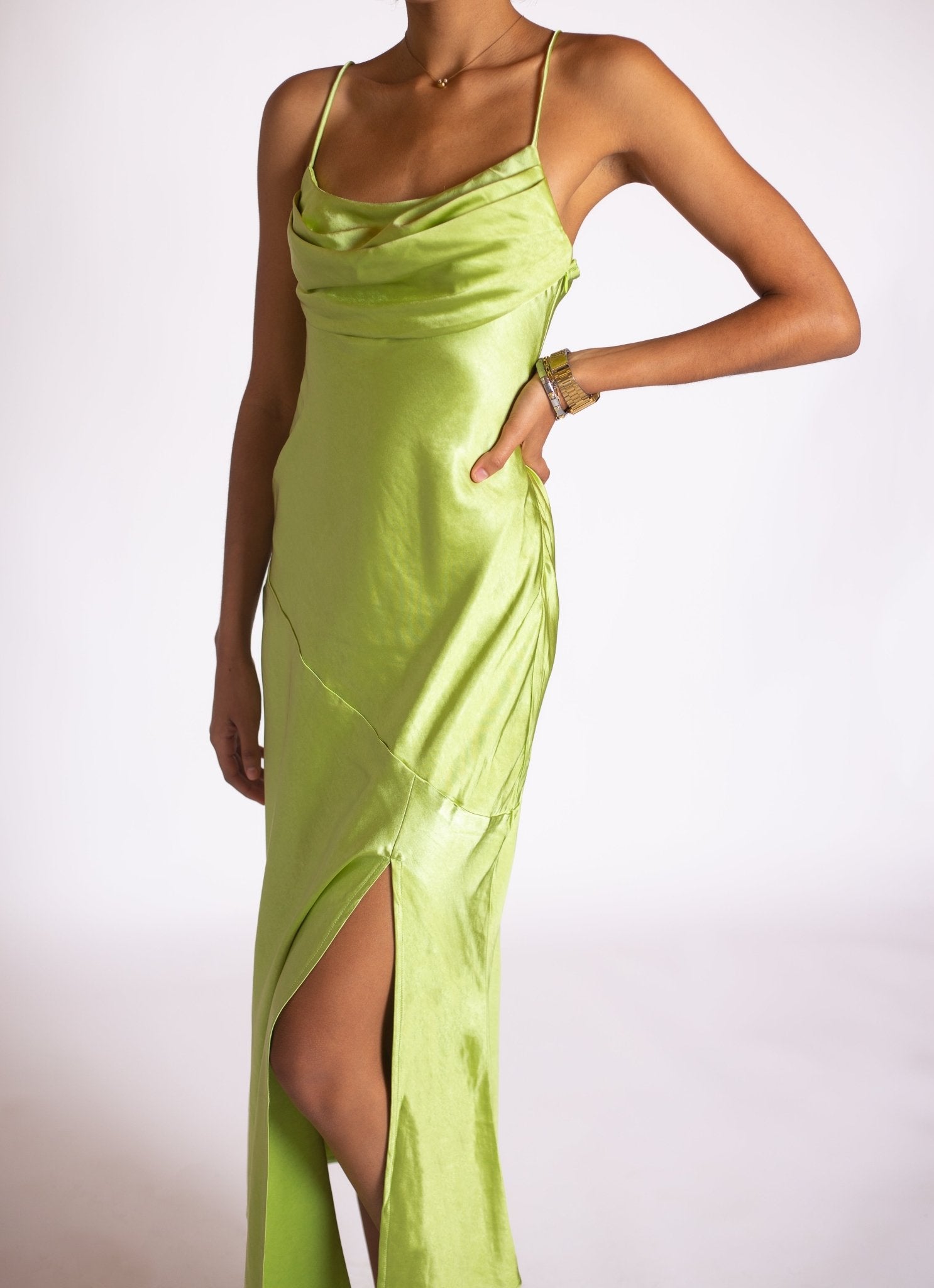 Tabata - verde lima - Cindel vestidos maxi, midi, mini, para toda ocasion, largos, de fiesta, de boda