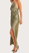 Zaela - verde - Cindel vestidos maxi, midi, mini, para toda ocasion, largos, de fiesta, de boda